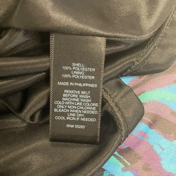 Express Womens Halter Neck Dress Cinched Waist Belted Size Small - Picture 9 of 9